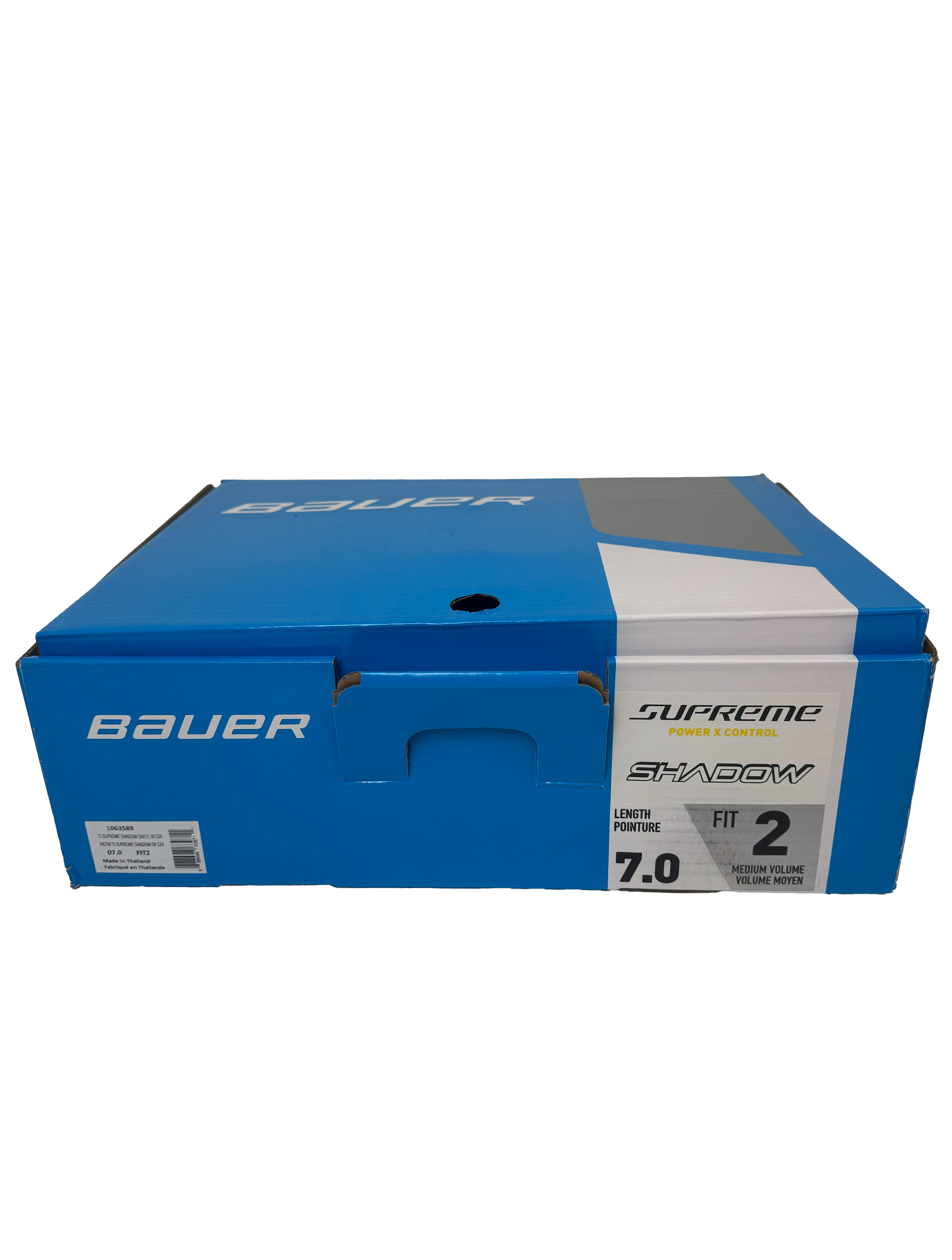 Bauer Supreme Shadow Skates Size 7 Fit 2 w/FLY-TI Blades