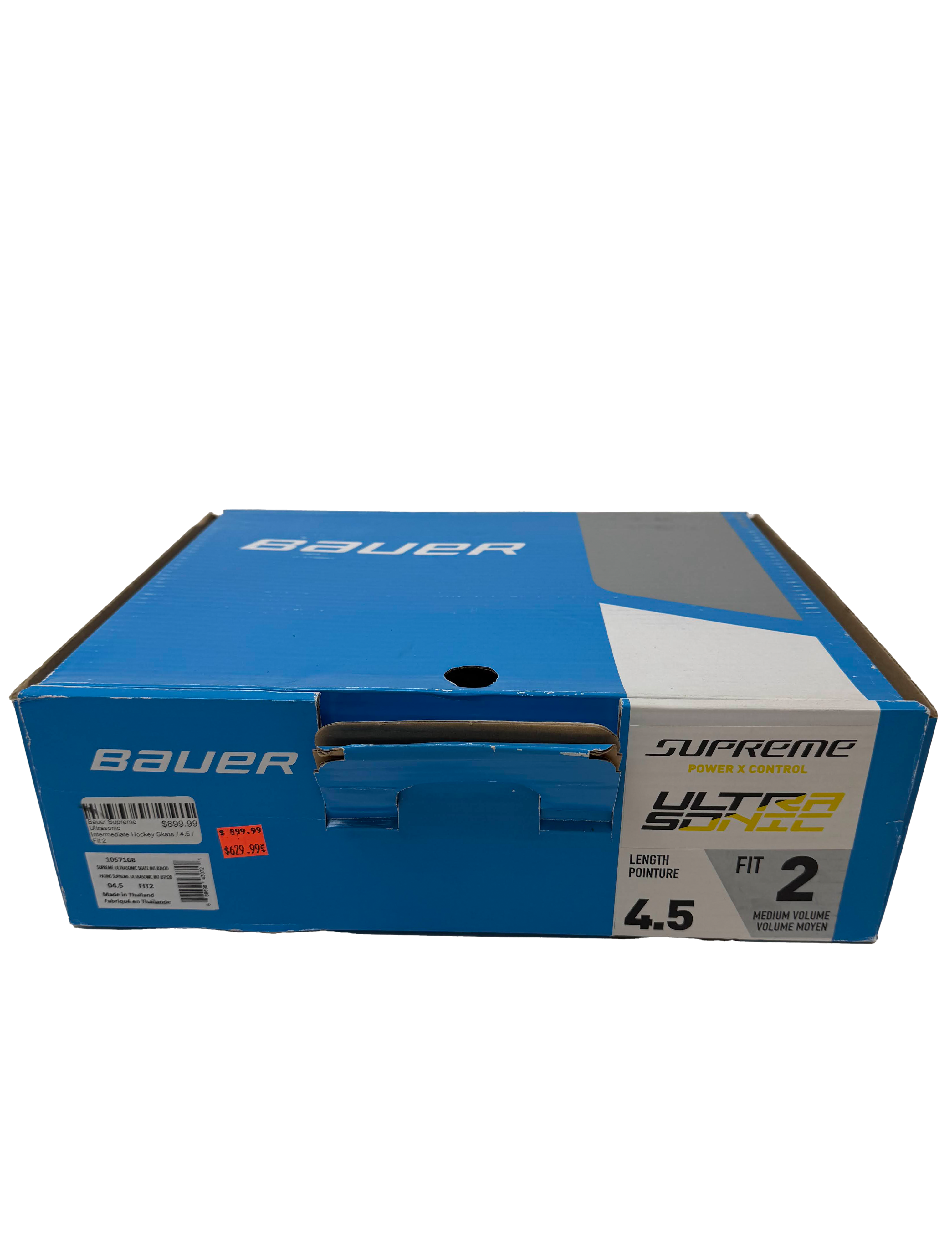 Bauer Supreme Ultrasonic Skates Size 4.5 Fit 2 w/Steels