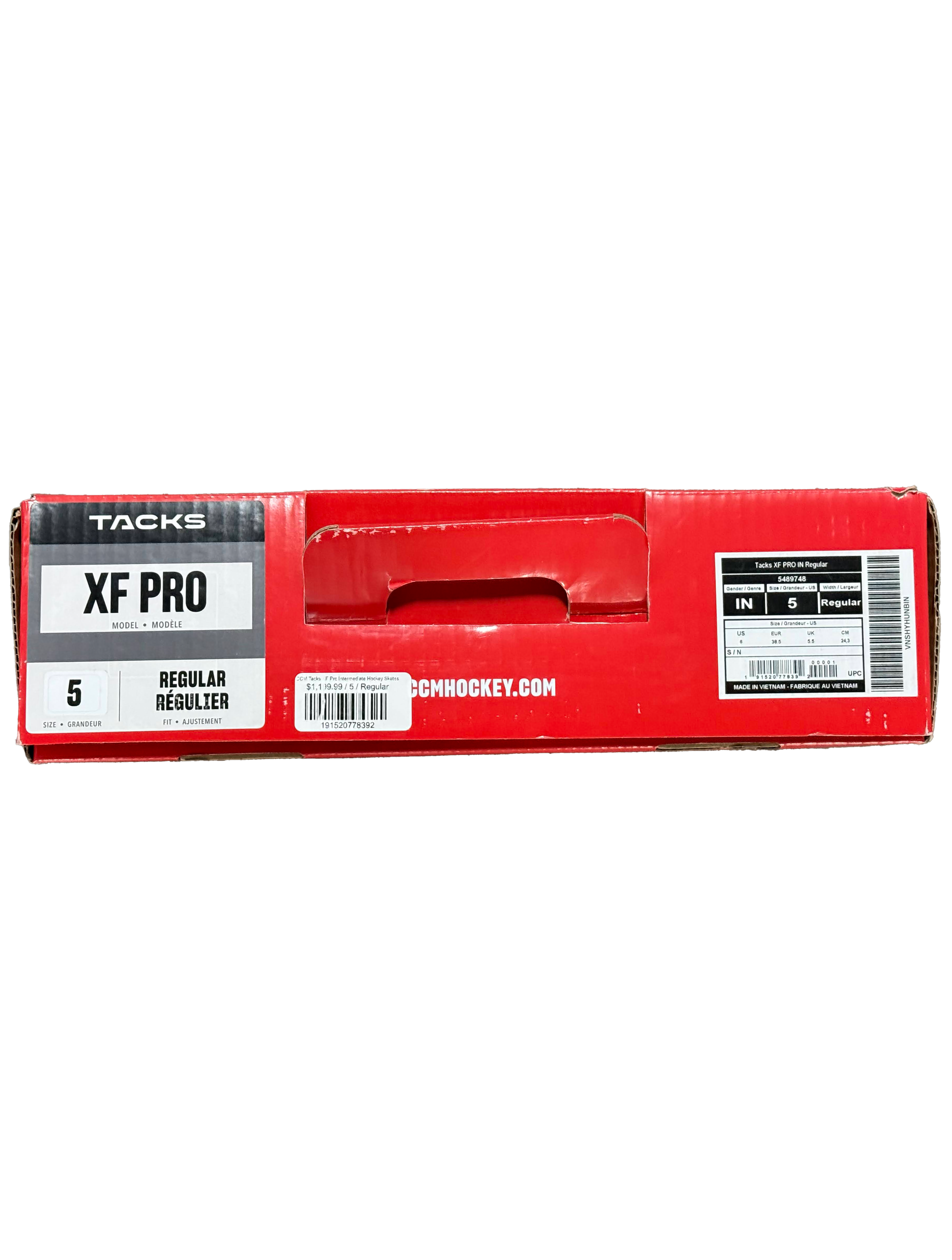 CCM Tacks XF Pro Skates Size 5 Regular w/Steels