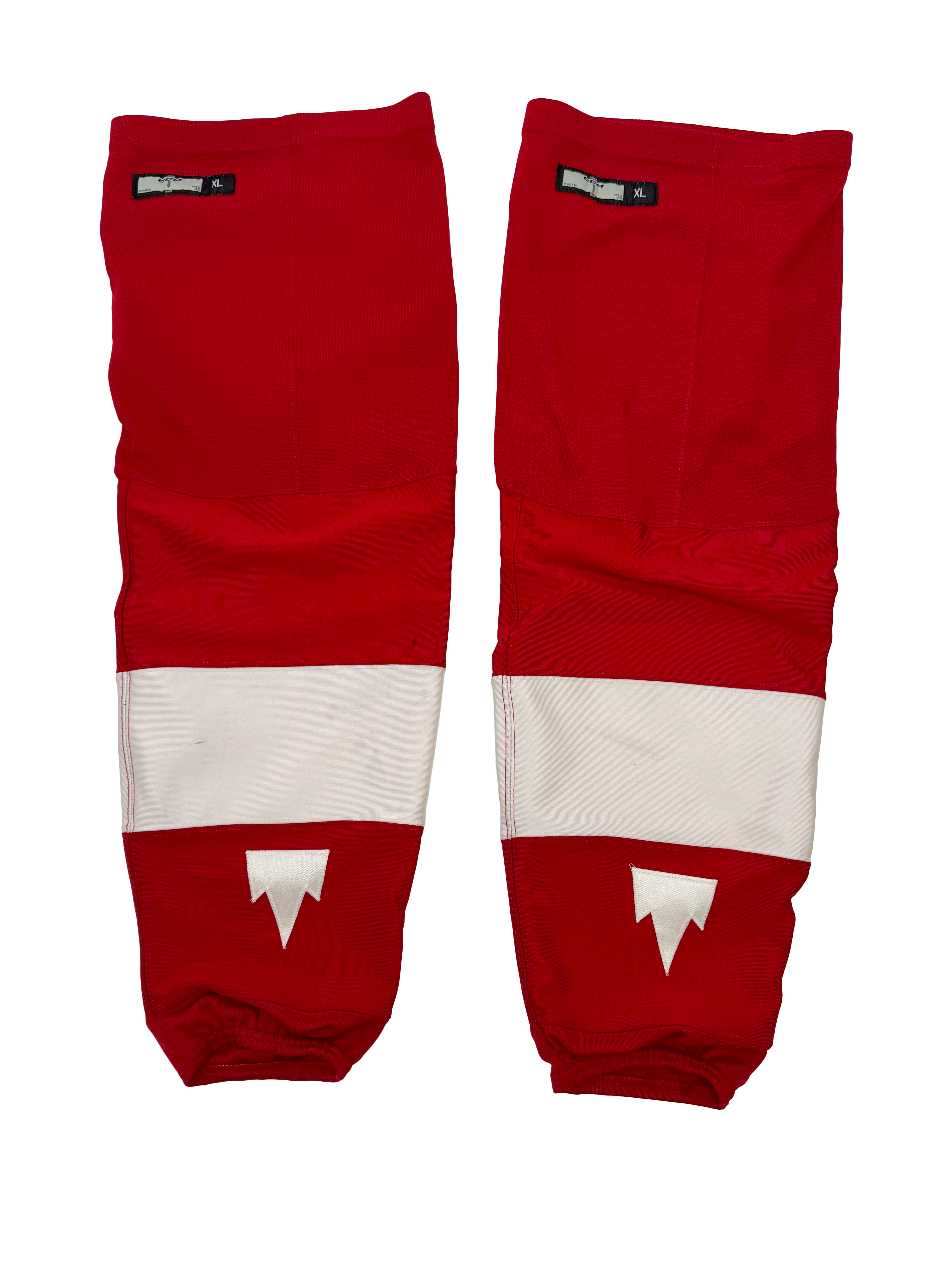 Laval Rocket X-Large Red CCM Socks w/ Kevlar Backing