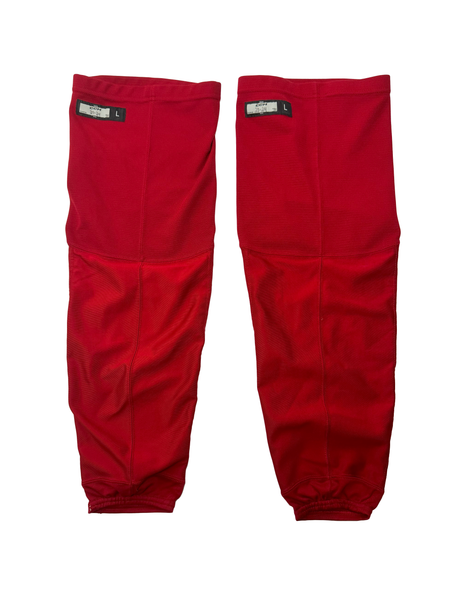 Red CCM Socks w/ Kevlar Backing