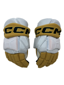 CCM Prostock Gloves 14" White/Gold