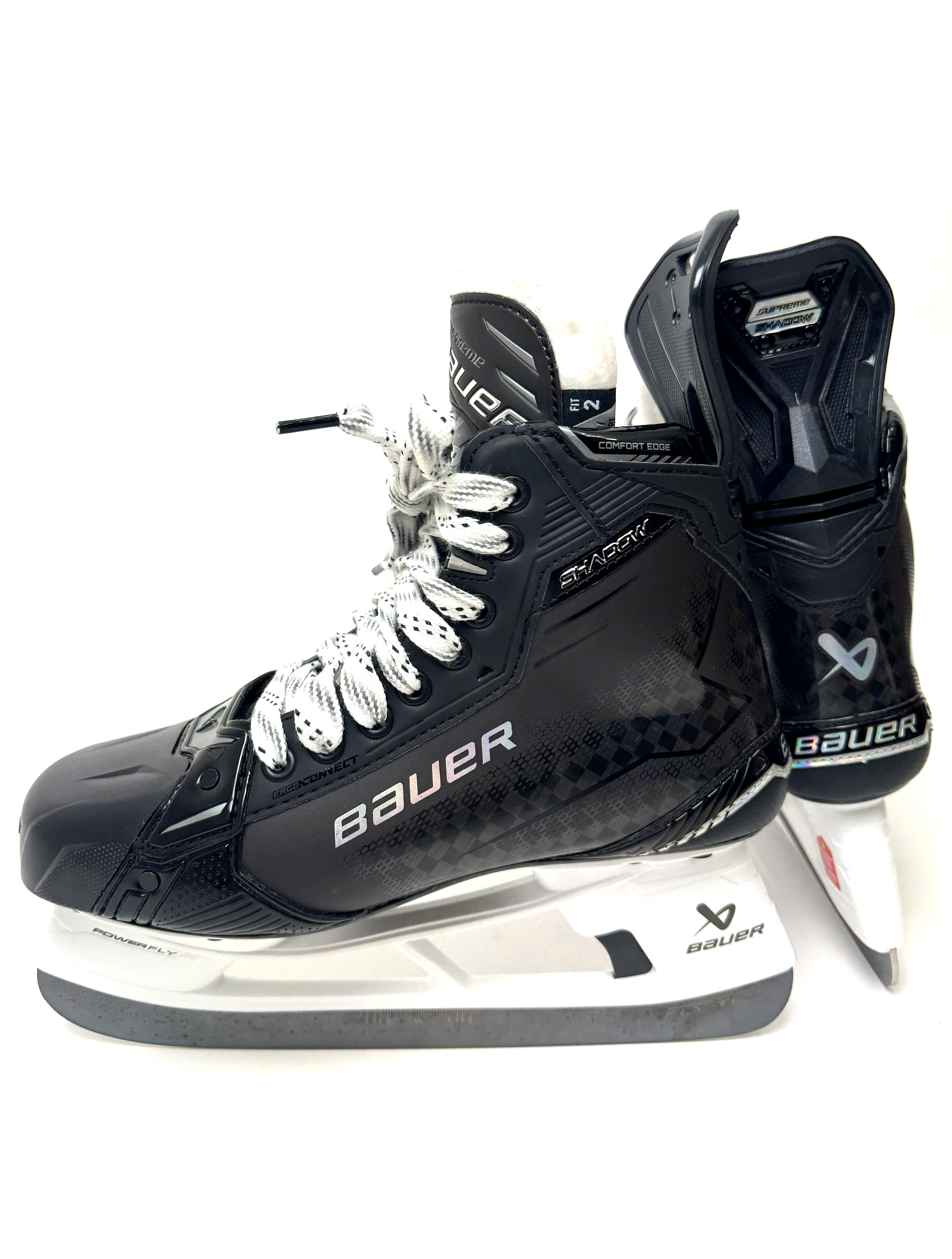 Bauer Supreme Shadow Skates Size 5 Fit 2 w/FLY-TI Blades