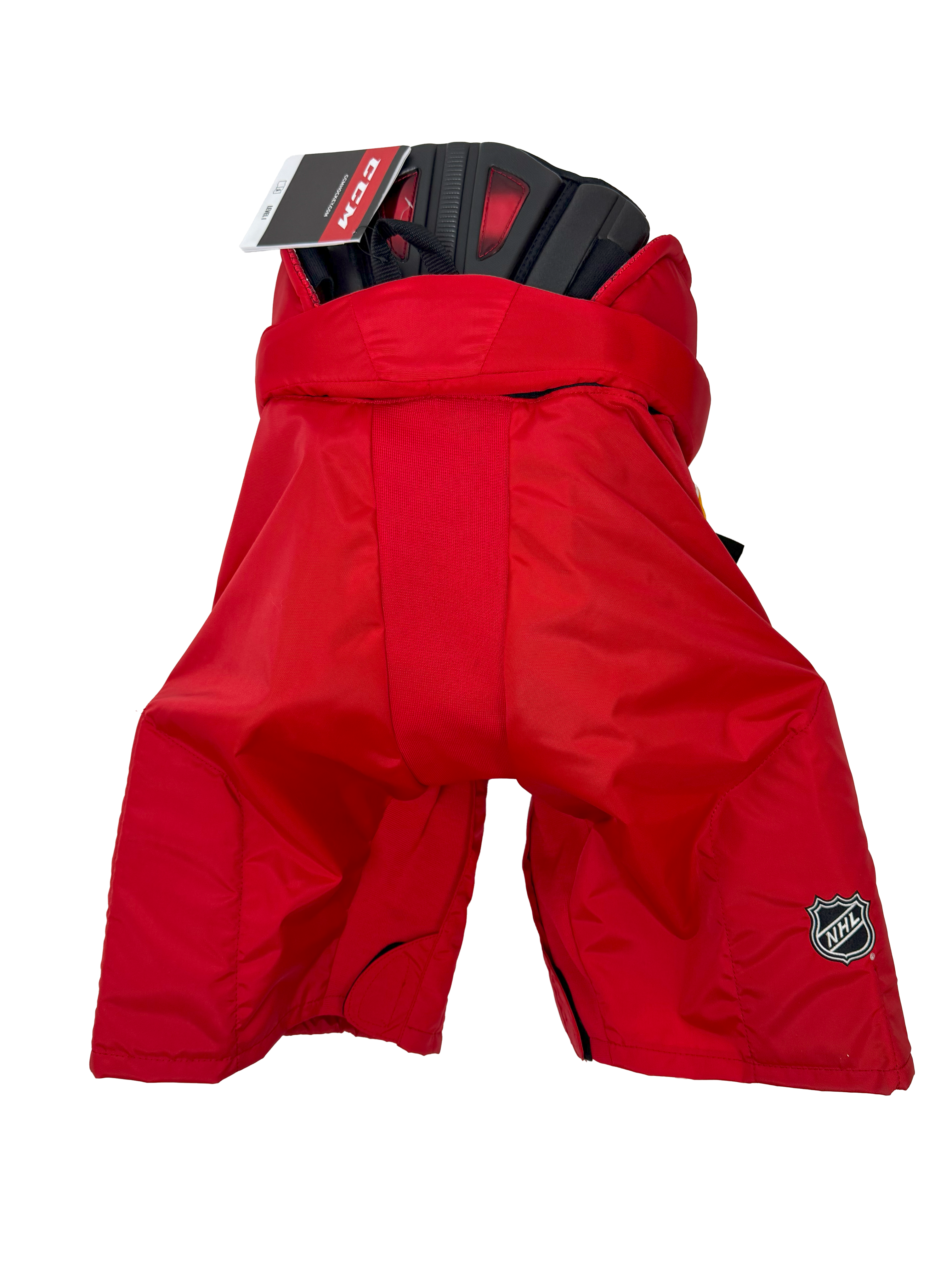 CCM HP 45X Pants Large +2 Red/Yellow - Calgary Flames