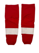 Laval Rocket X-Large Red CCM Socks w/ Kevlar Backing