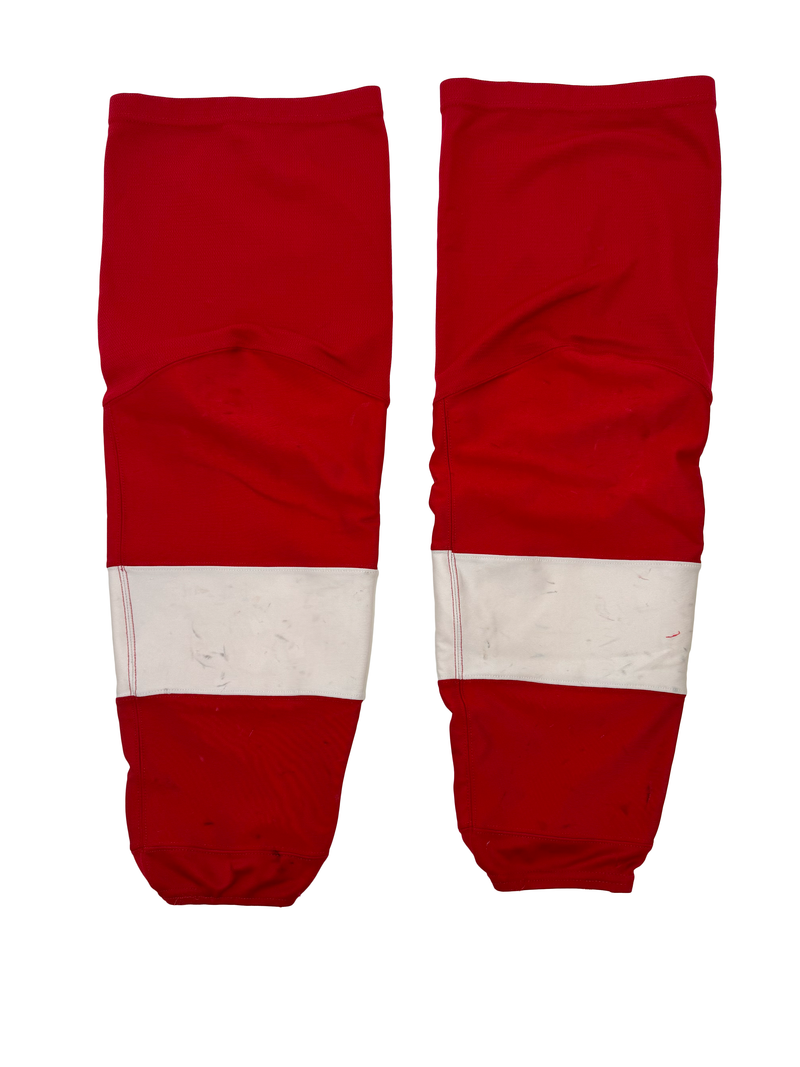 Laval Rocket X-Large Red CCM Socks w/ Kevlar Backing