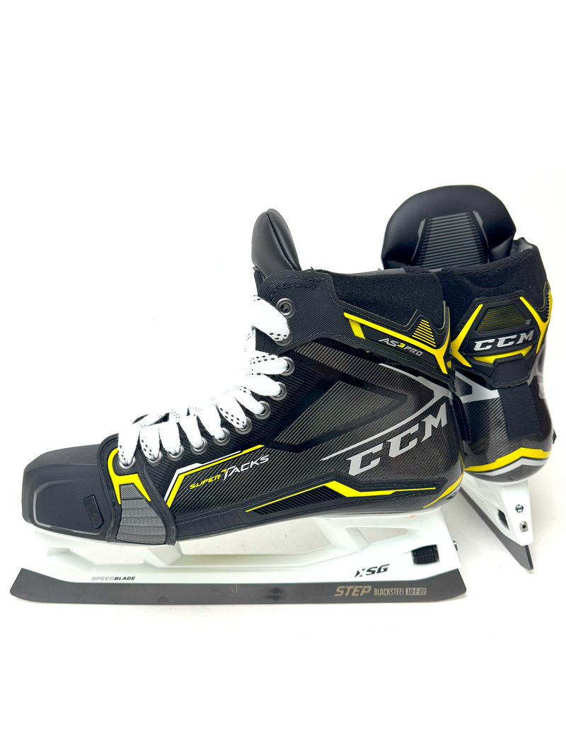 CCM Supertacks AS3 Pro Goalie Skates Size 11 D w/Steels