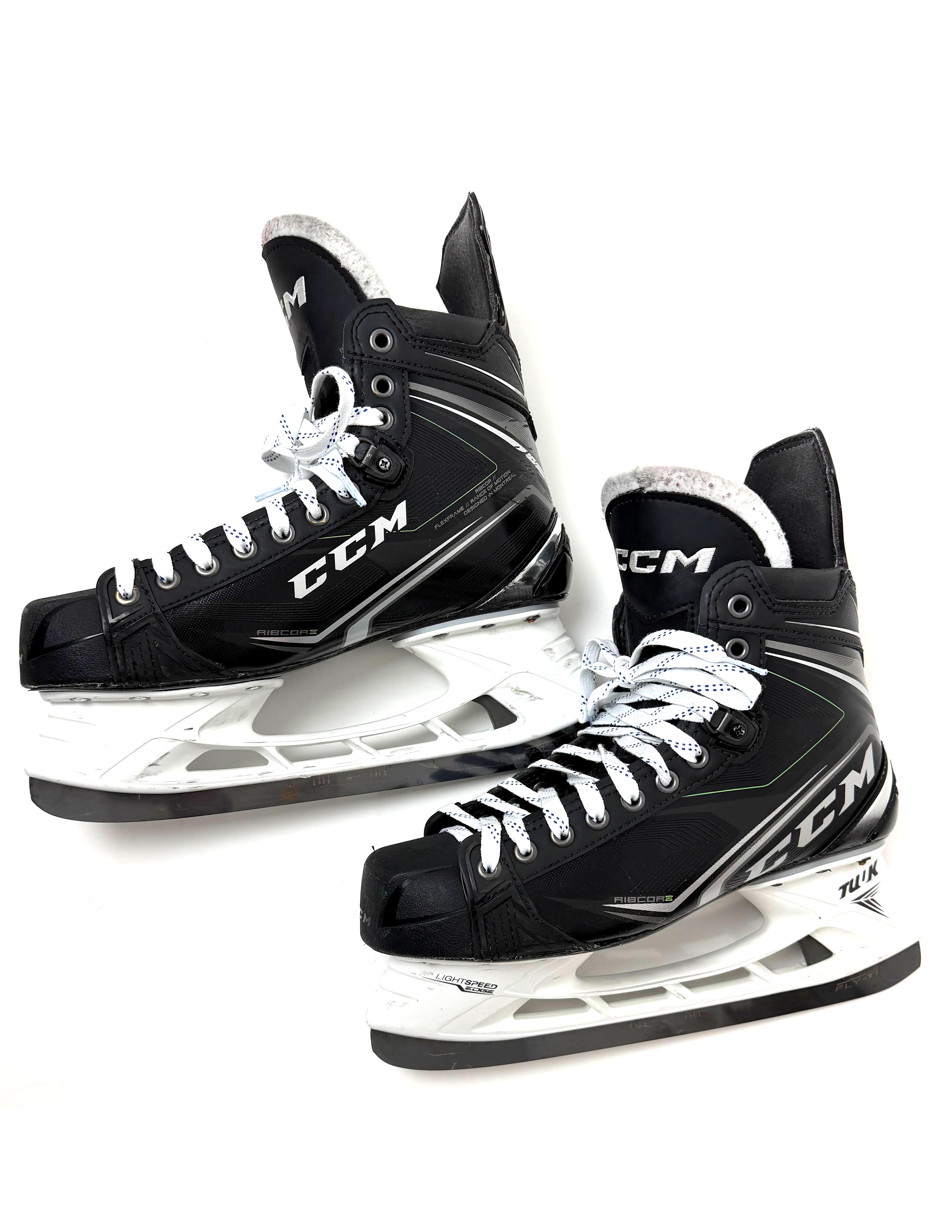CCM Ribcore 80K Skates Size 10.75 Regular w/ FLY-TI