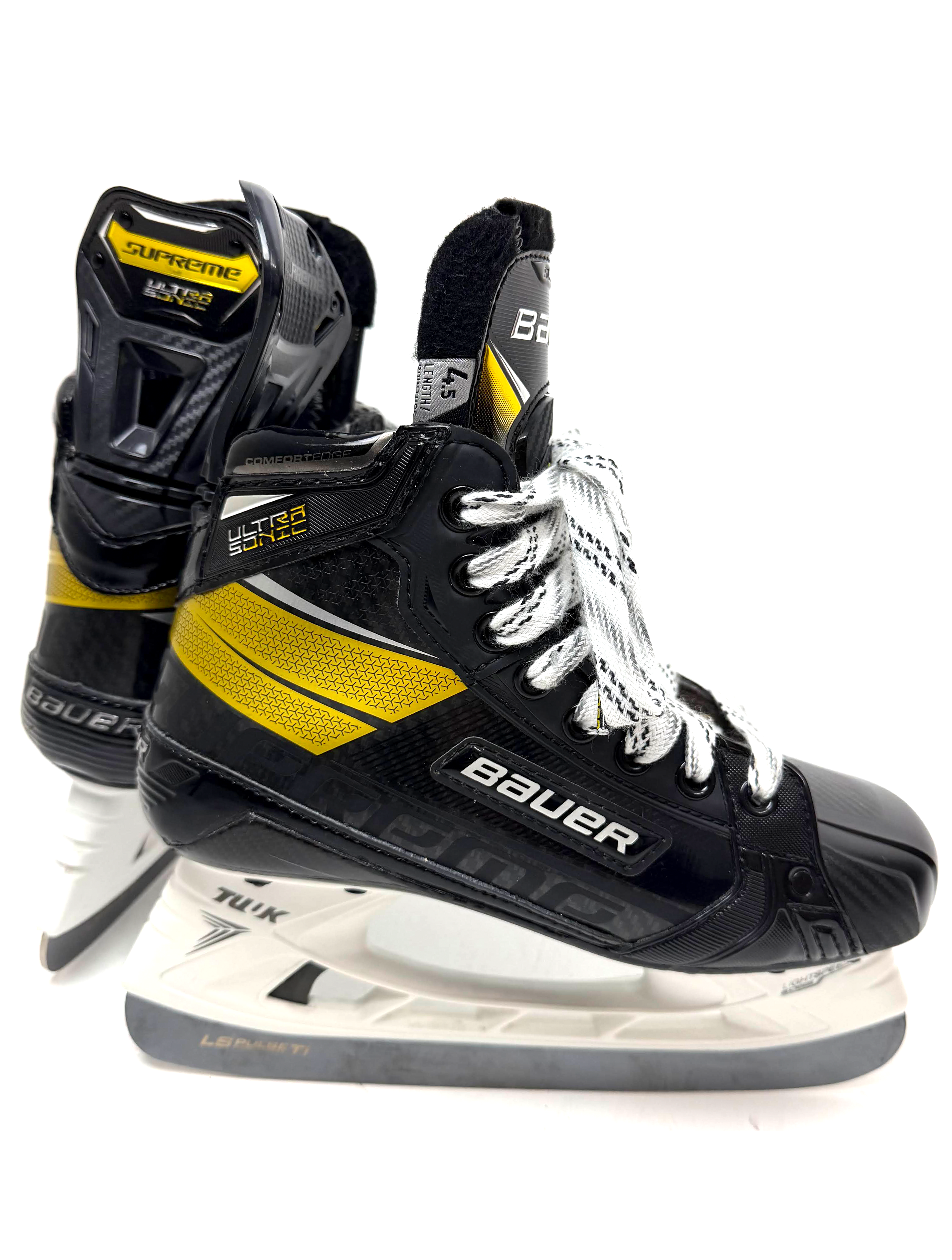 Bauer Supreme Ultrasonic Skates Size 4.5 Fit 2 w/Steels