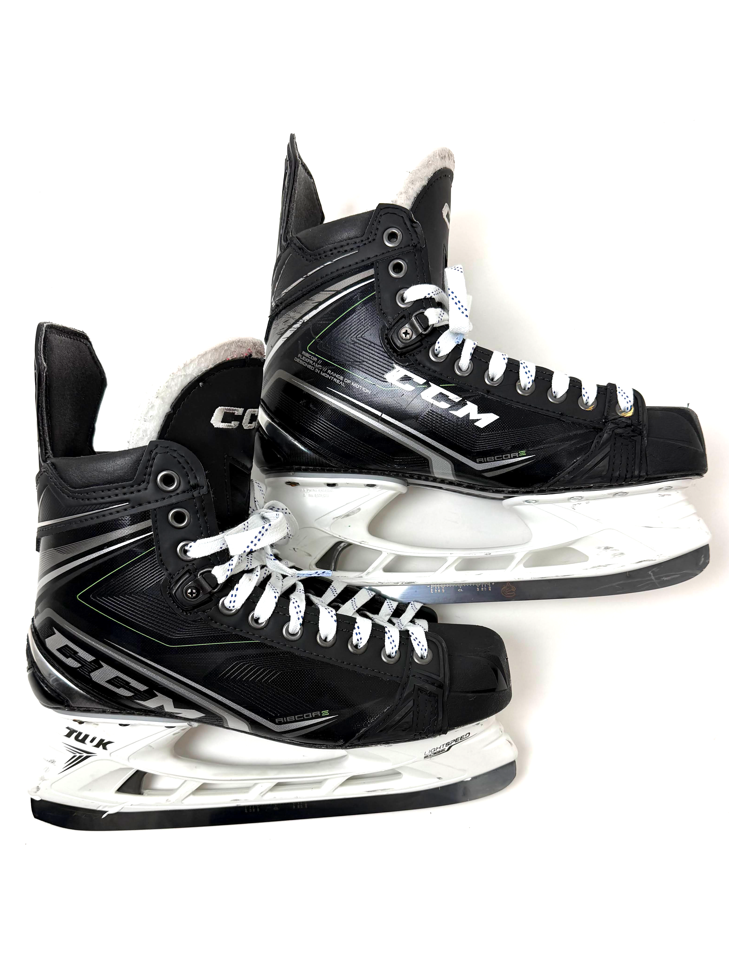 CCM Ribcore 80K Skates Size 10.75 Regular w/ FLY-TI
