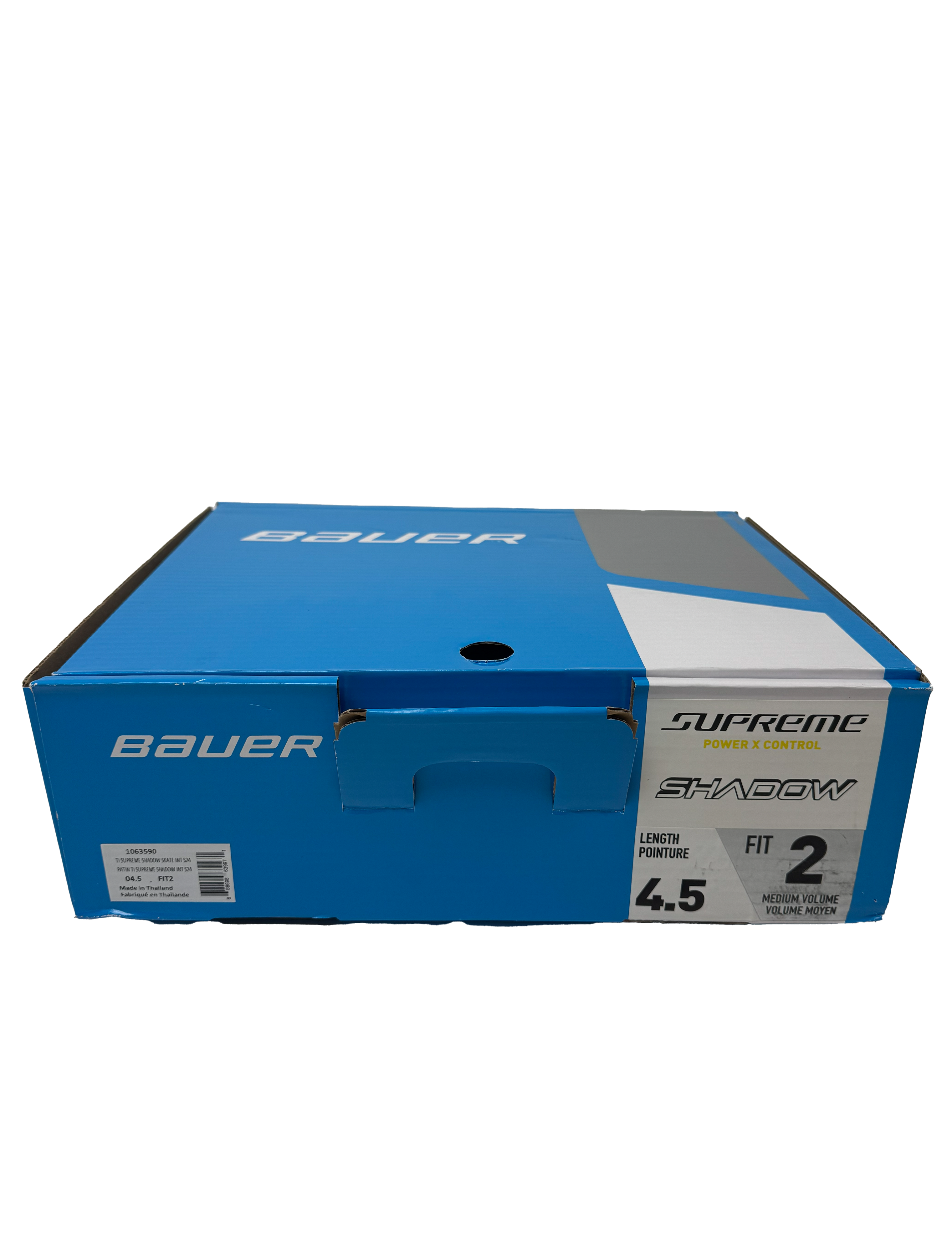 Bauer Supreme Shadow Skates Size 4.5 Fit 2 w/FLY-TI Blades