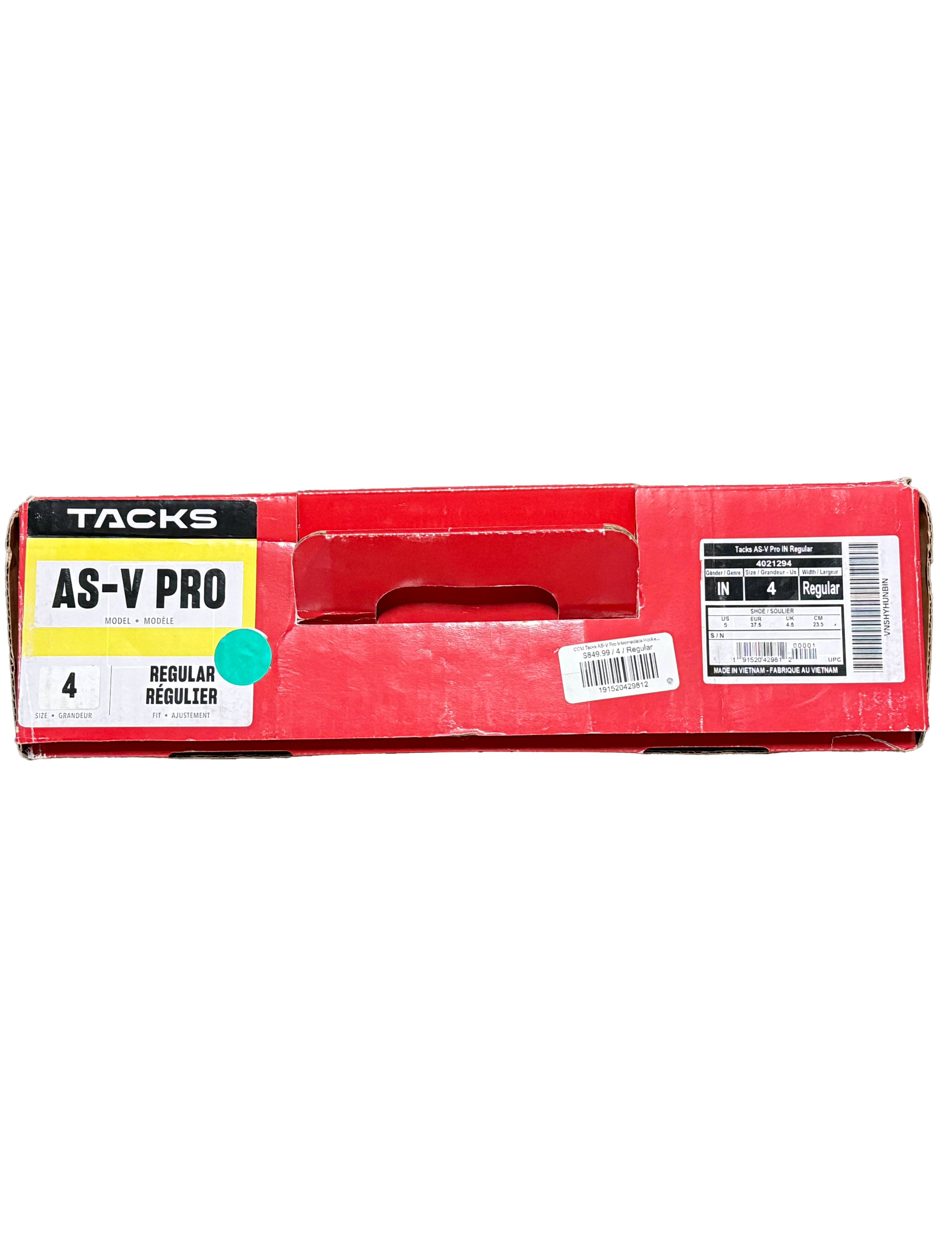 CCM Supertacks AS-V Pro Skates Size 4 Regular